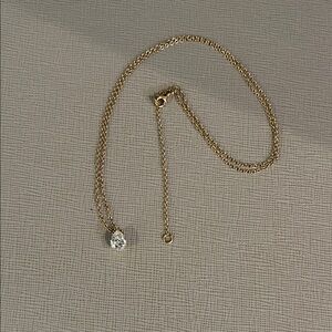 Pear Shaped Diamond Pendant